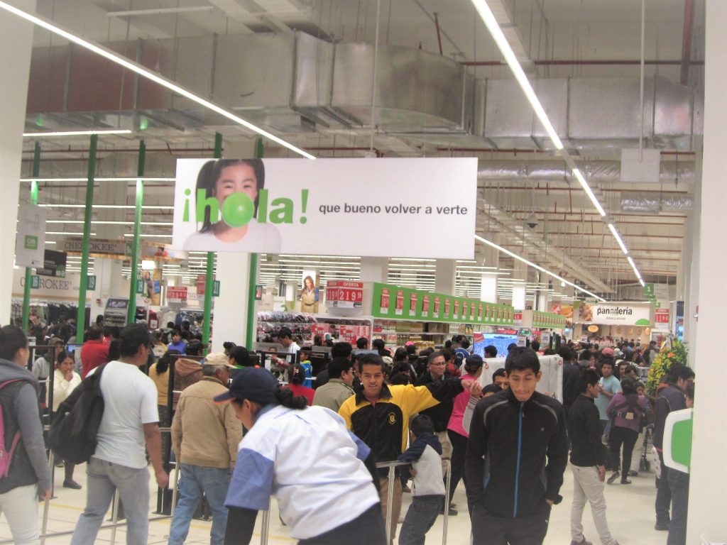 ペルー、クスコ、スーパー、買い物