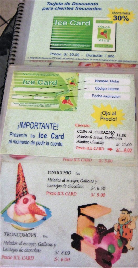 ペルー、クスコ、おいしい、アイスクリーム