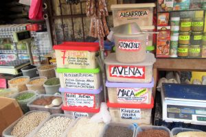 ペルー、市場、食品