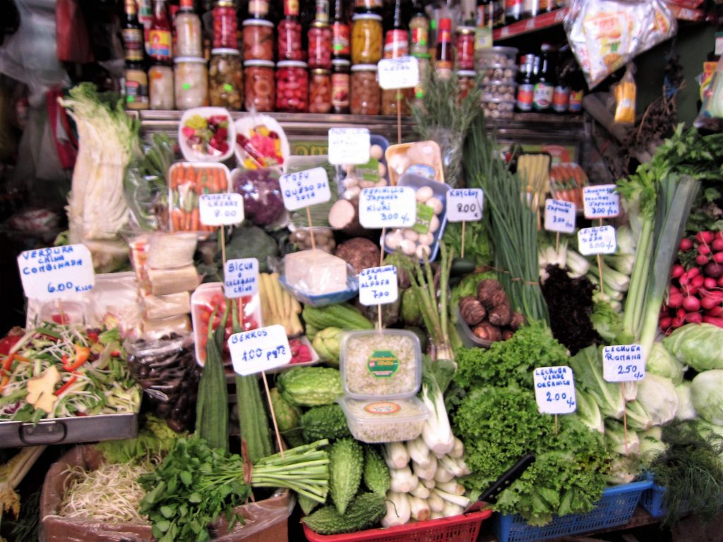 ペルー、市場、食品