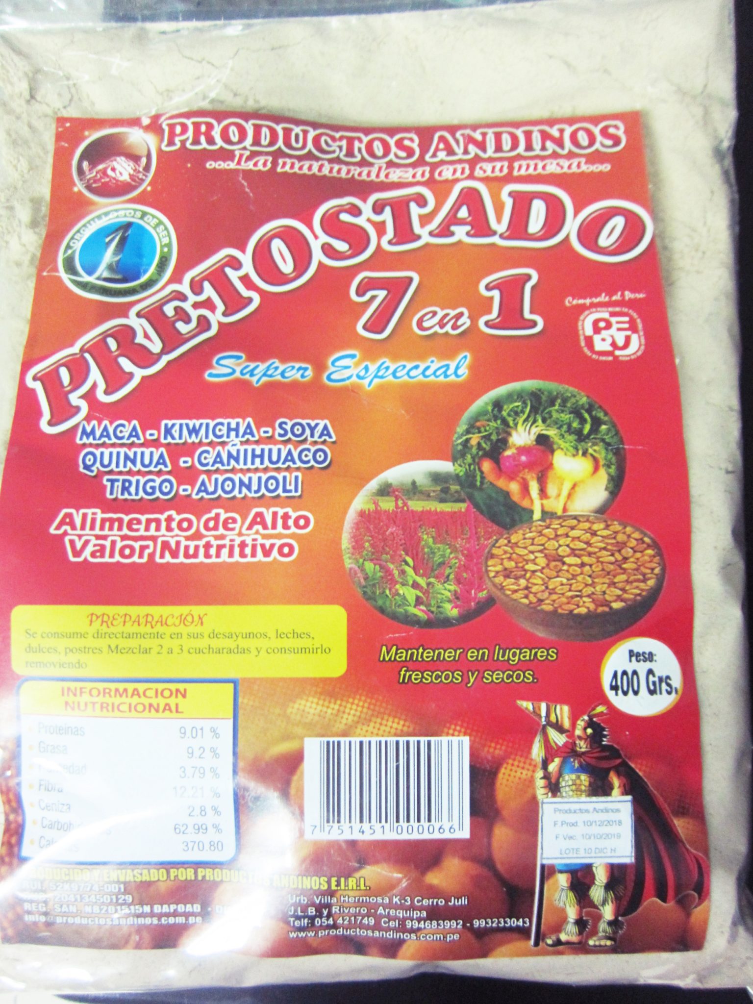 ペルー, スーパーフード, 栄養食品
