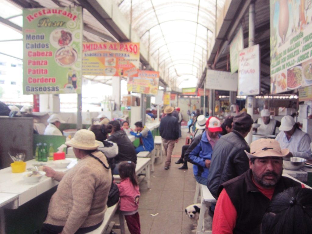 ペルー, クスコ, 市場, ランチ