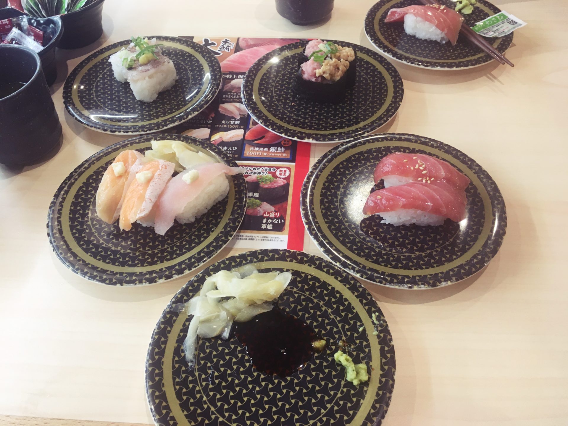 日本, 一時帰国, 寿司