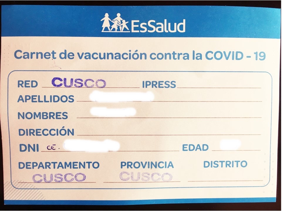 南米, ペルー, クスコ, アンデス, コロナ, ワクチン接種