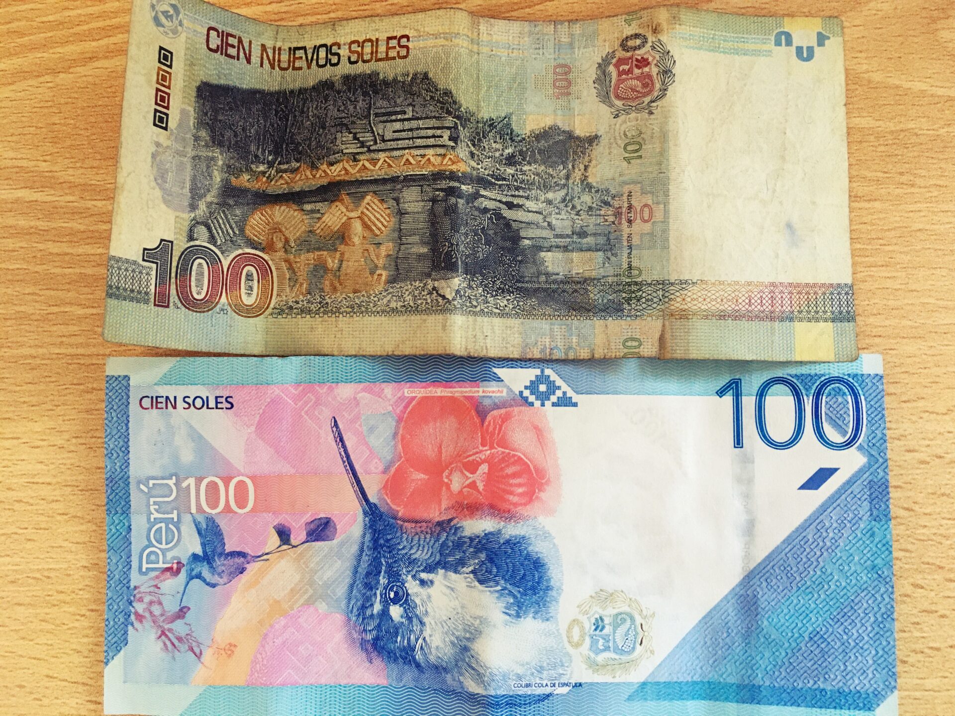 南米, ペルー, Perú, お金, 新しい, 紙幣